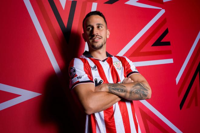 Alex Berenguer, todo un referente del equipo bilbaíno, deberá ocupar la plaza de Nico Williams ante los alaveses (Foto: Athletic Club).