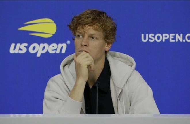 Jannik Sinner, en rueda de prensa tras la final del US Open.