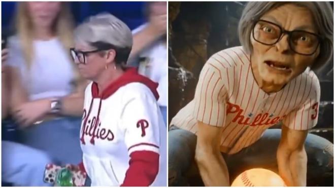Karen, la aficionada de los Phillies que ha sido comparada con Gollum tras el incidente por una pel