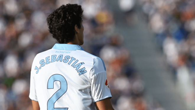 Juan Sebastián, en un partido del Real Zaragoza (Foto: RZ).