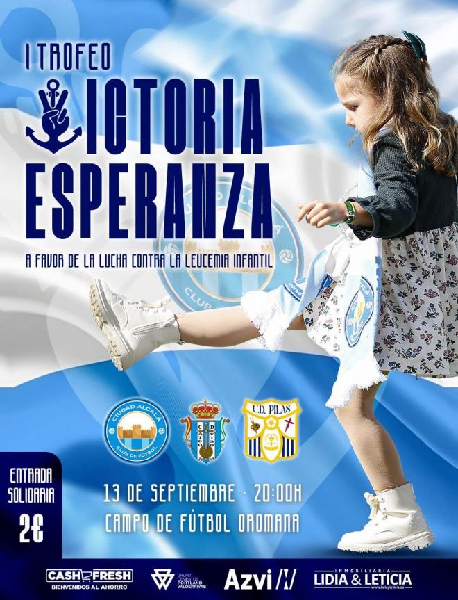 El cartel anunciador del I Trofeo Victoria Esperanza.
