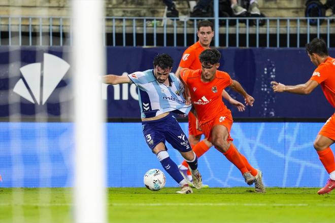 Carlos Puga, nueva lesión en el Málaga CF (Foto: EuropaPress).