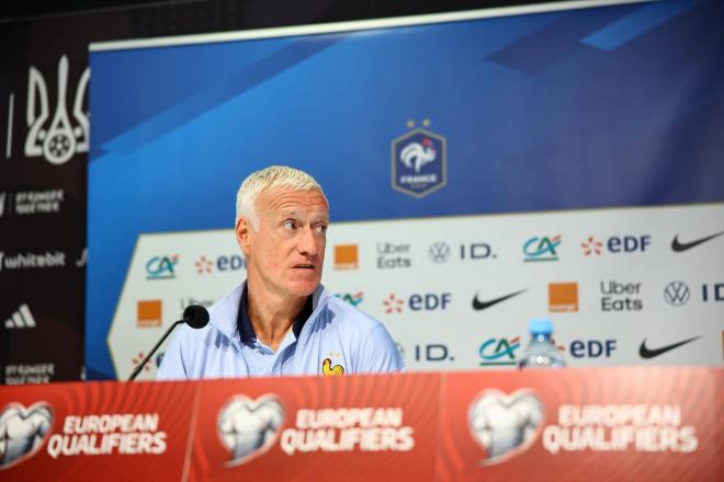 Didier Deschamps, en una rueda de prensa de Francia (FOTO: Europa Press).