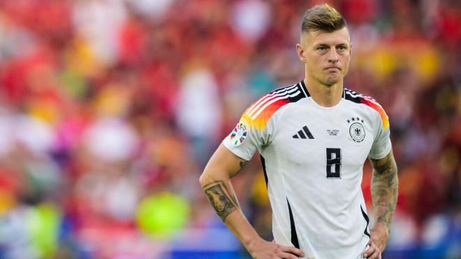 Toni Kroos en su último partido con la selección alemana (Europa Press)