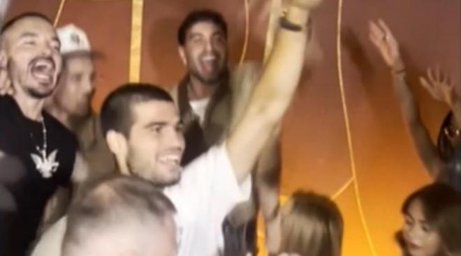 Carlos Alcaraz, en una discoteca en Nueva York (Foto: Instagram)