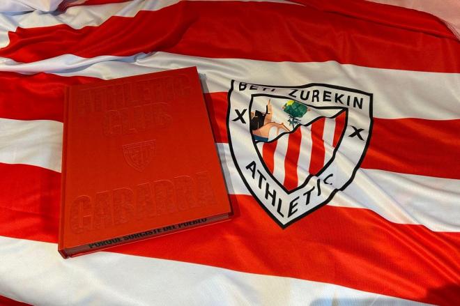 Portada del libro Athletic Club Gabarra presentado en San Mamés (Foto: ElDesmarque Bizkaia).