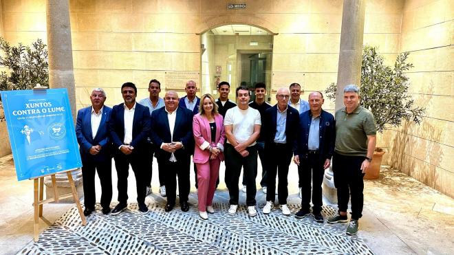 Presentación del partido benéfico entre el Celta y la Selección de Ourense (Foto: RFGF).