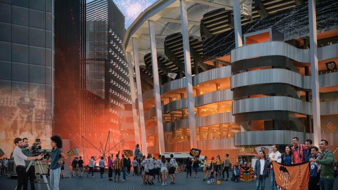 Aramark en el Nou Mestalla (Foto: Valencia CF)