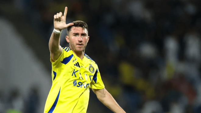 Aymeric Laporte, en un partido con el Al Nassr (Foto: EFE).