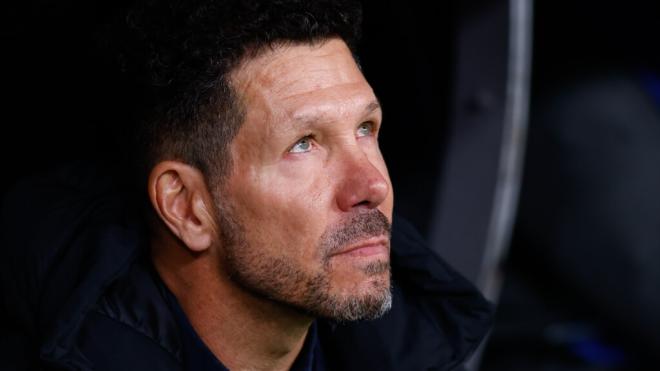 Diego Pablo Simeone en un partido del Atlético de Madrid (Foto: Europa Press)