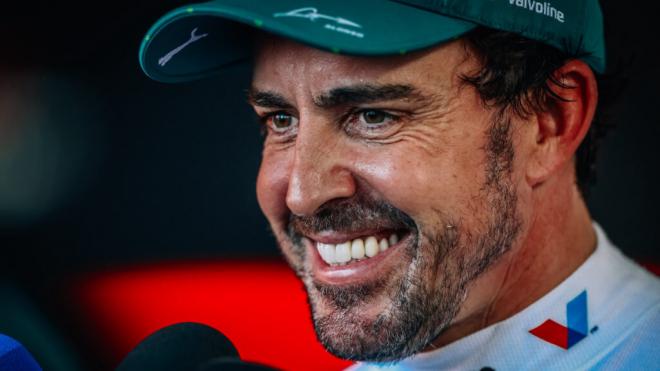 Fernando Alonso, en Monza (Foto: Aston Martin).