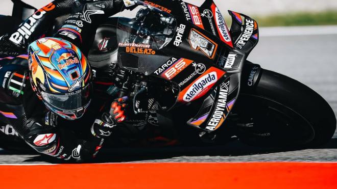 Jorge Martín, en Montmeló (Foto: Aprilia).