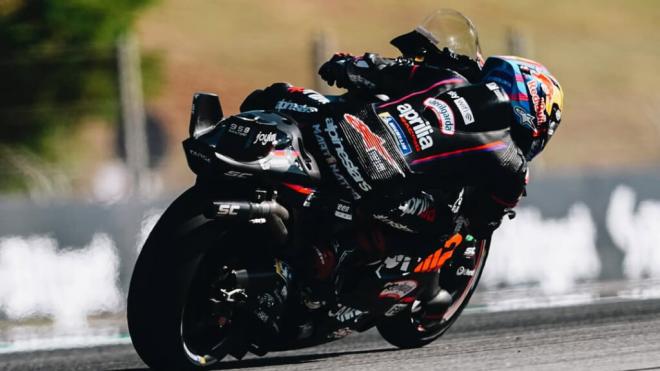 Jorge Martín, en Montmeló (Foto: Aprilia).
