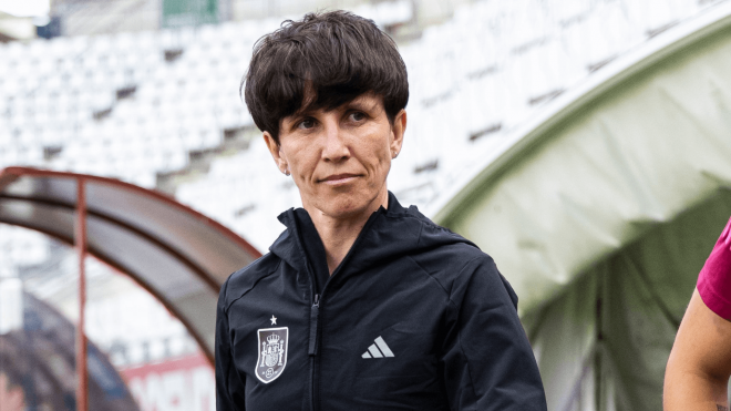 Sonia Bermúdez, en un partido de España (Foto: SeFútbol).