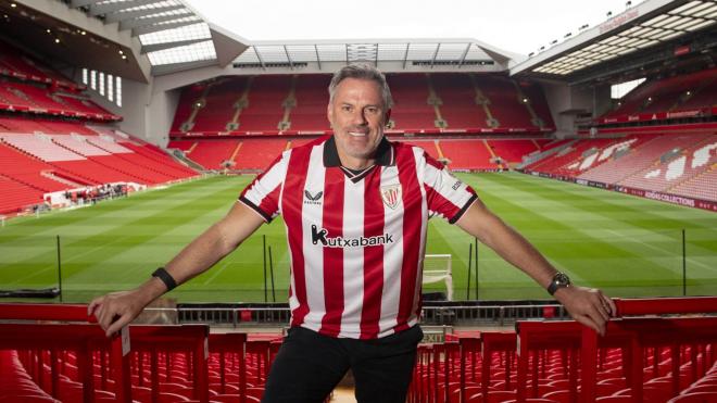 Jamie Carragher, mito del Liverpool, es el One Club Man 2025 (Foto: Athletic Club9.