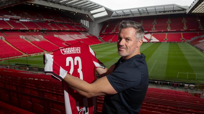 Jamie Carragher, mito del Liverpool, es el One Club Man 2025 (Foto: Athletic Club9.