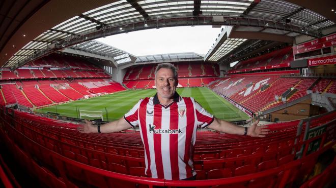 Jamie Carragher, mito del Liverpool, es el One Club Man 2025 (Foto: Athletic Club9.