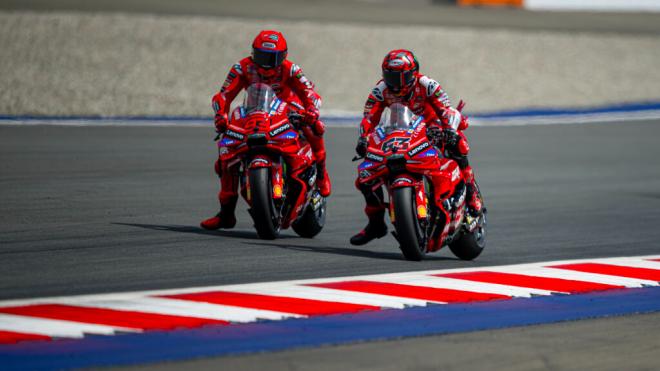 Marc Márquez y Pecco Bagnaia, este 2025 (Foto: Ducati).