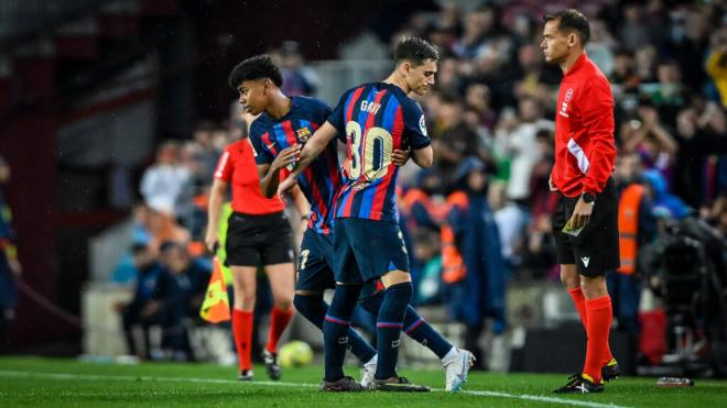 Lamine Yamal el día de su debut con el Barça (Foto: Cordon Press)