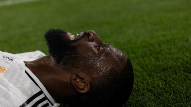 Antonio Rüdiger durante un partido con el Real Madrid (Foto: Europa Press)