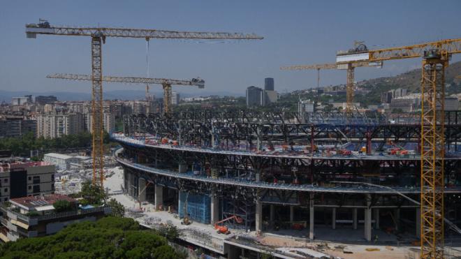 Las obras del Spotify Camp Nou (Europa Press)