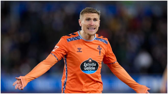 Carl Starfelt, en el Celta de Vigo - Deportivo Alavés. (Europà Press)