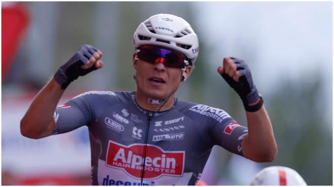 Jasper Philipsen gana la 19ª etapa de La Vuelta. (EFE)