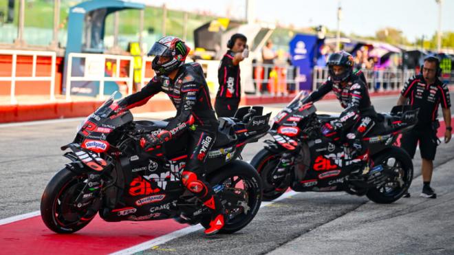 Marco Bezzecchi y Jorge Martín, en Misano (Foto: Michelin).