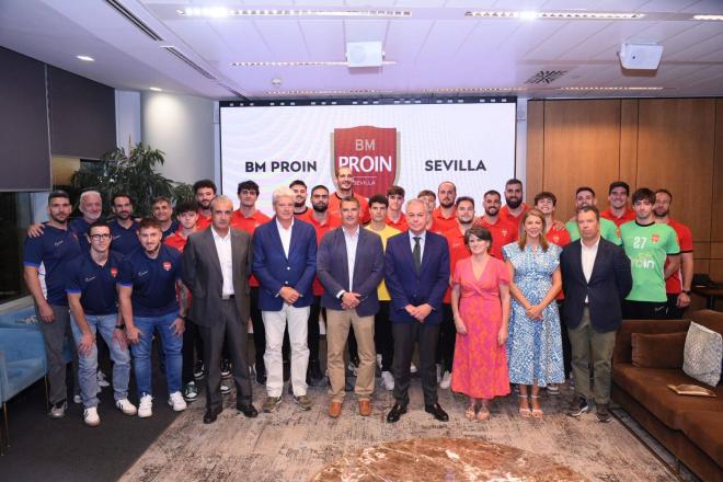 Presentación oficial del Cajasol Sevilla BM Proin.