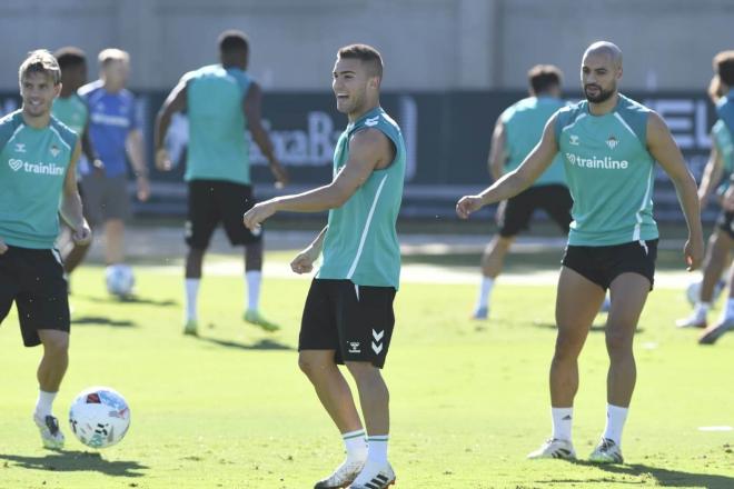 Pablo García, en el entrenamiento (Foto: Kiko Hurtado)