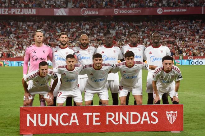 Once del Sevilla FC ante el Elche (Foto: Kiko Hurtado).