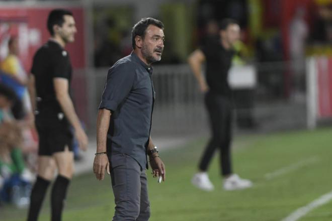 Jesús Galván, en el derbi chico (Foto: Kiko Hurtado).