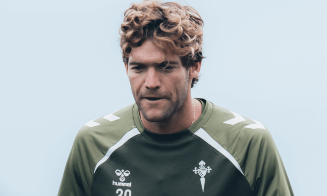 Marcos Alonso en Afouteza (Foto: Celta).