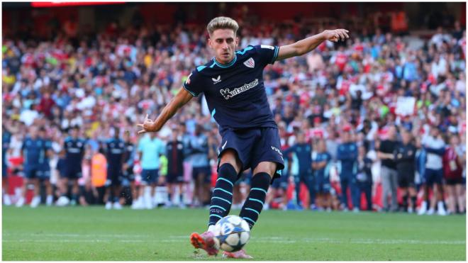 Robert Navarro, jugador del Athletic Club. (Cordon Press)