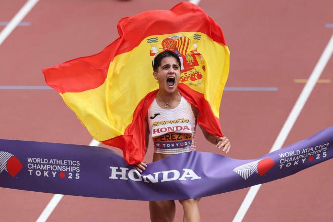 María Pérez, campeona del mundo en Tokio 2025 (Foto: Cordon Press).