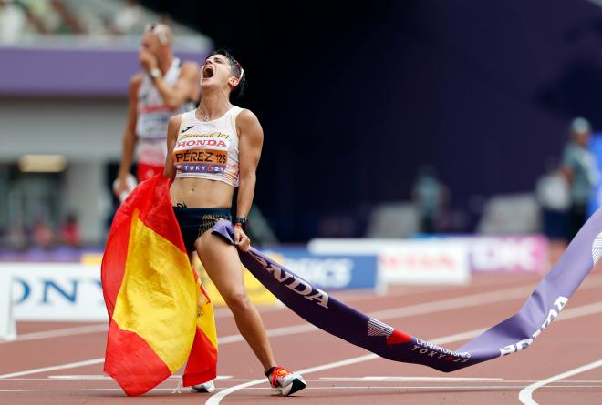 María Pérez, campeona del mundo en Tokio 2025 (Foto: EFE).