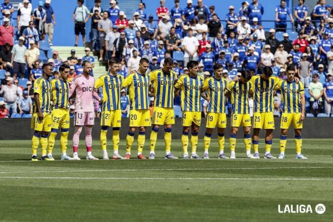 Once del Real Oviedo ante el Getafe (Foto: LALIGA).