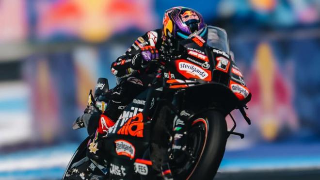 Jorge Martín, en Misano (Foto: Aprilia).