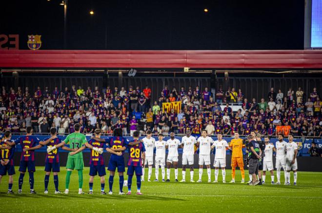 Once titular del Valencia CF en Barcelona (Foto: VCF)