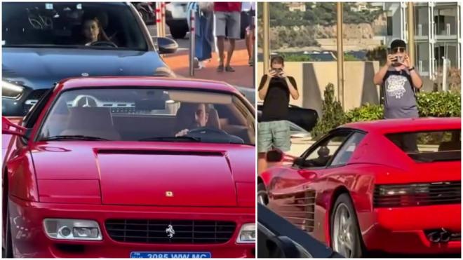 Fernando Alonso conduce uno de sus Ferrari por las calles de Mónaco (Restricted Spotter Monaco)