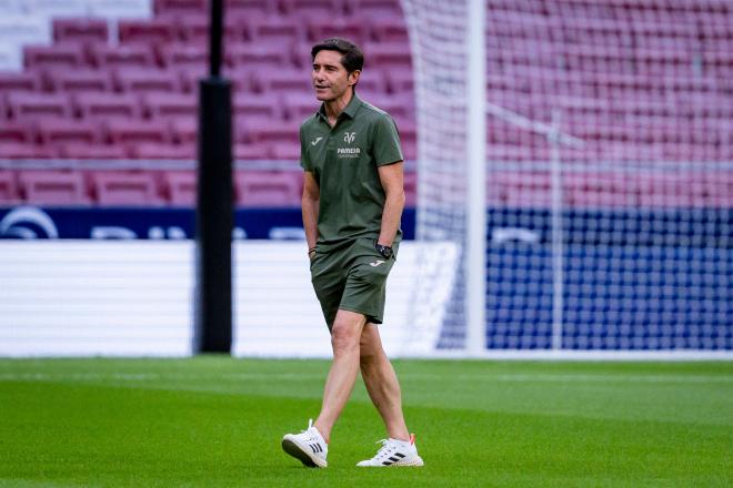 Marcelino García Toral, antes del Atlético-Villarreal (Foto: Cordon Press).