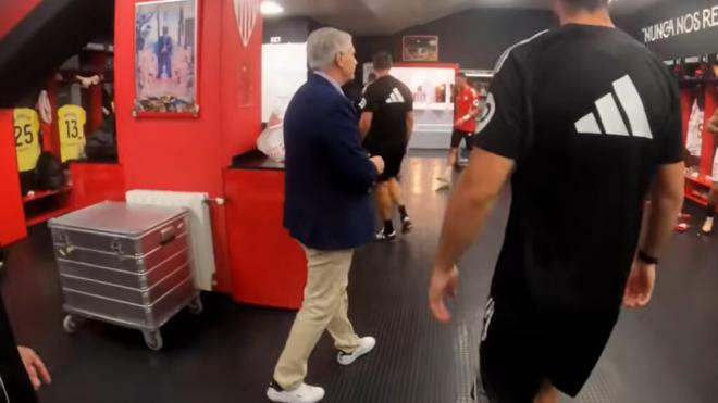 Antonio Cordón, en la previa del encuentro.