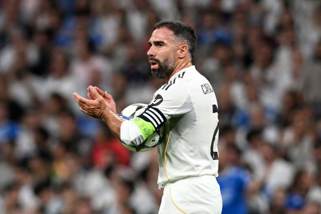 Carvajal ante el Olympique de Marsella (Cordon Press)