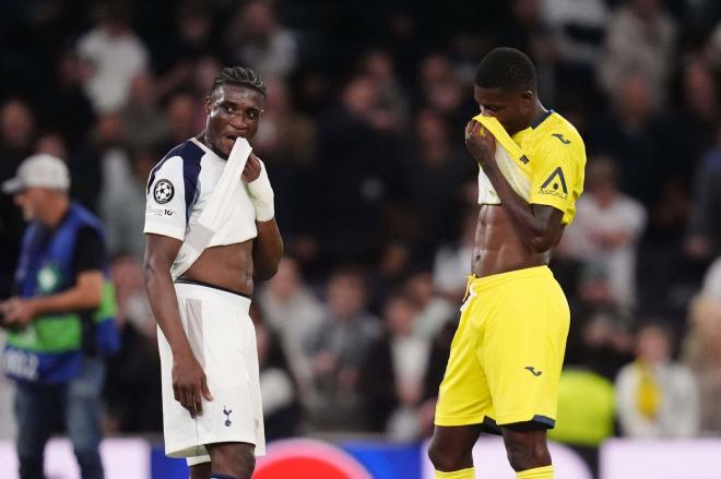 Thomas Partey, en el Tottenham-Villarreal (FOTO: Cordón Press).