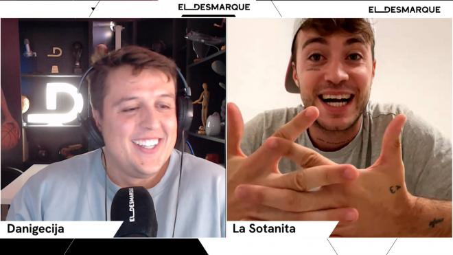 La Sotanita, entrevistado en ElDesmarque Stream. 