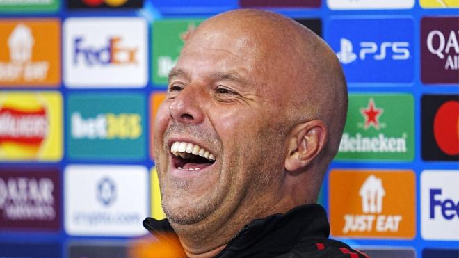 Arne Slot en la previa de la Champions League (Cordon Press)