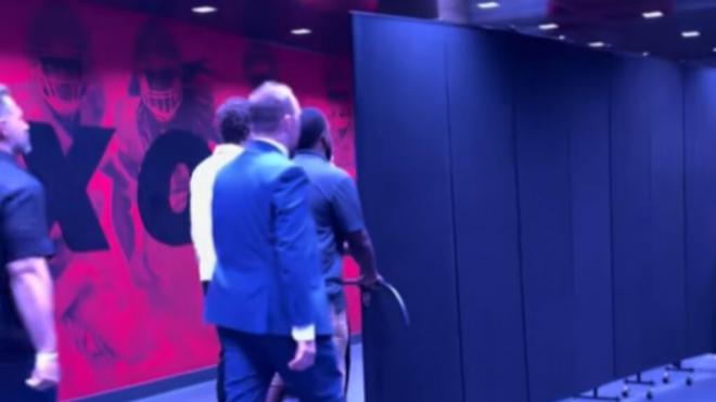 La entrada de Taylor Swift al partido de los Chiefs (Captura de TikTok)