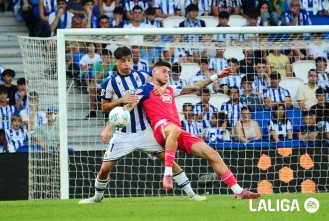 Jon Martín, en un partido con la Real Sociedad (FOTO: LALIGA).