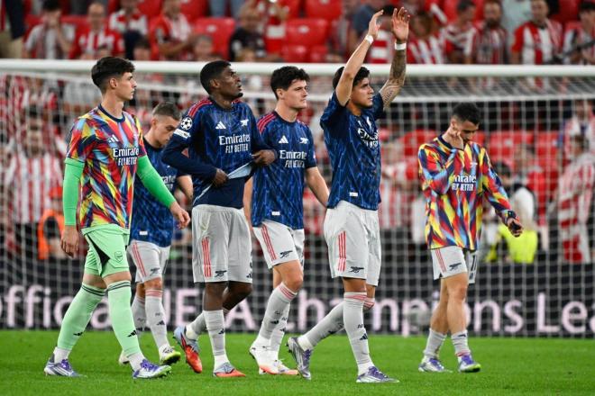 Cristhian Mosquera debuta en Champions con el Arsenal