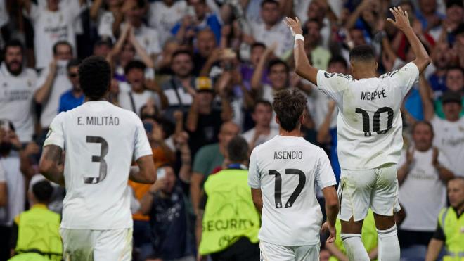 Kylian Mbappé celebra el segundo gol ante el Olympique de Marsella (Foto: Cordon Press)